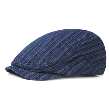 "NY-Havana" Striped Cotton Cap